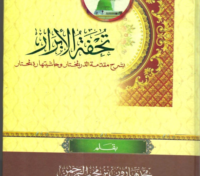 تحفة الأبرار بشرح مقدمة الدر المختار وحاشيتها رد المحتار